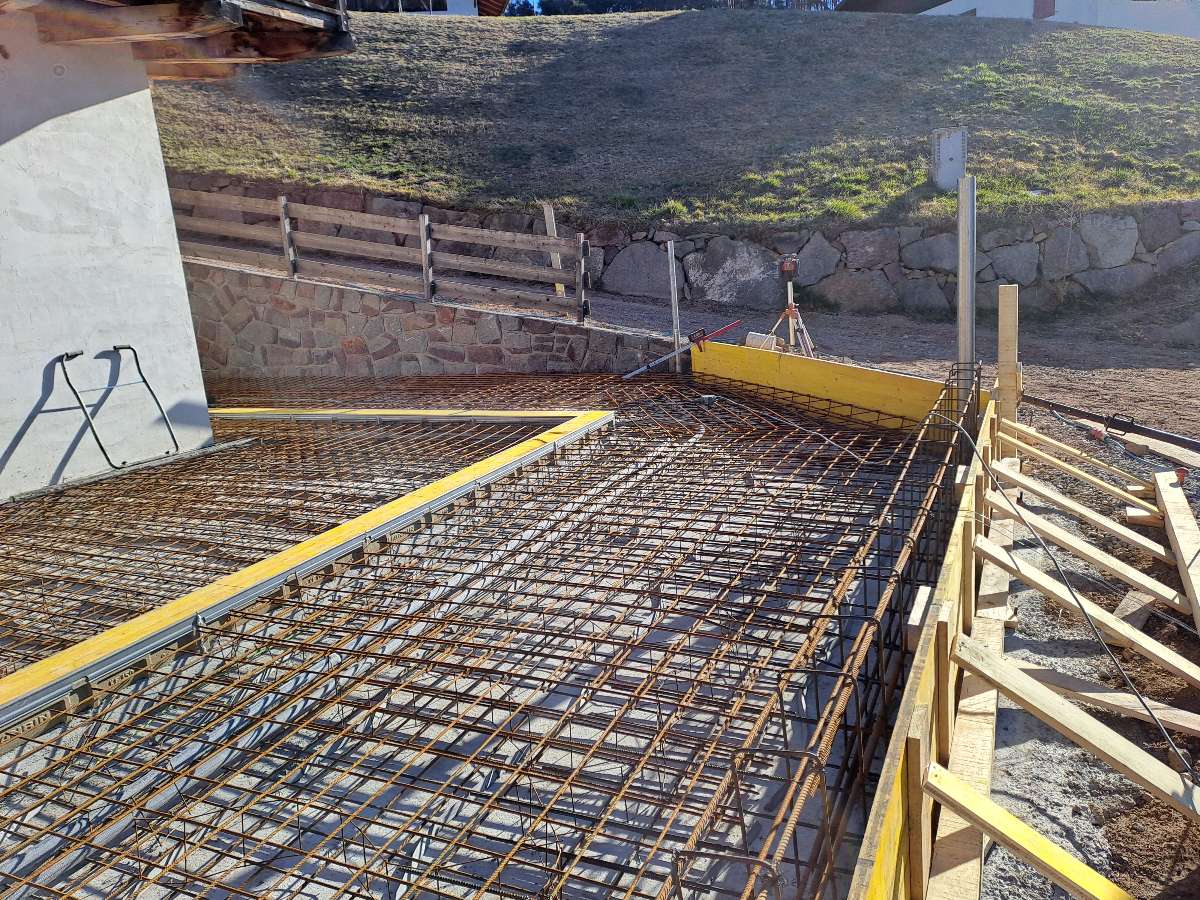 Errichtung eines Laufstall-1