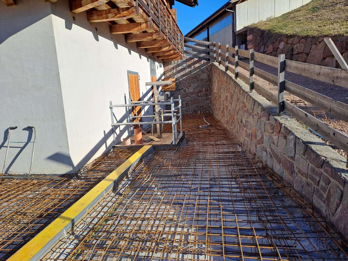 Errichtung eines Laufstall-1