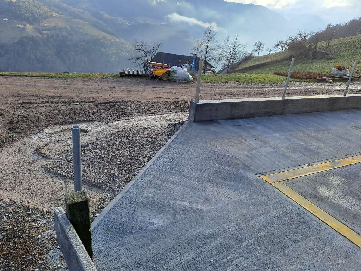 Errichtung eines Laufstall-1